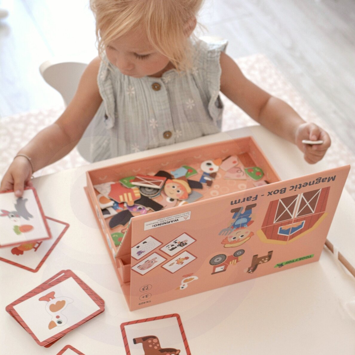 TOOKY TOY magnetinė dėlionė Ūkio dėlionė 1 TOOKY TOY magnetinė dėlionė Ūkio dėlionė 1