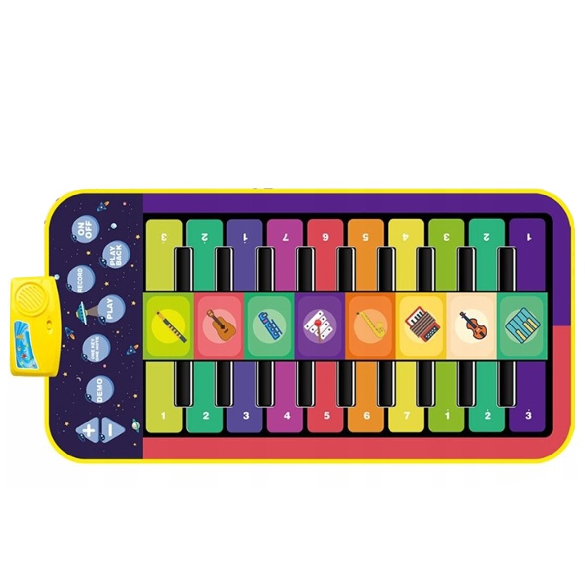 WOOPIE Interaktyvus muzikinis šokių kilimėlis XXL 4 WOOPIE Interaktyvus muzikinis šokių kilimėlis XXL 4