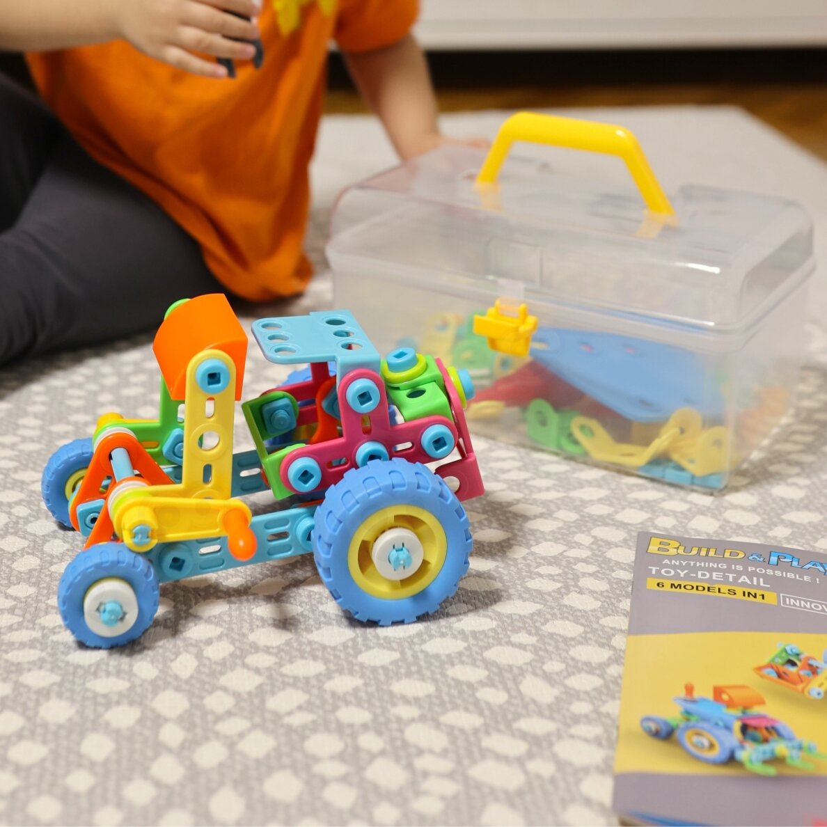 WOOPIE 6-in-1 STEM transporto priemonių konstravimo kaladėlių rinkinys 5 WOOPIE 6-in-1 STEM transporto priemonių konstravimo kaladėlių rinkinys 5