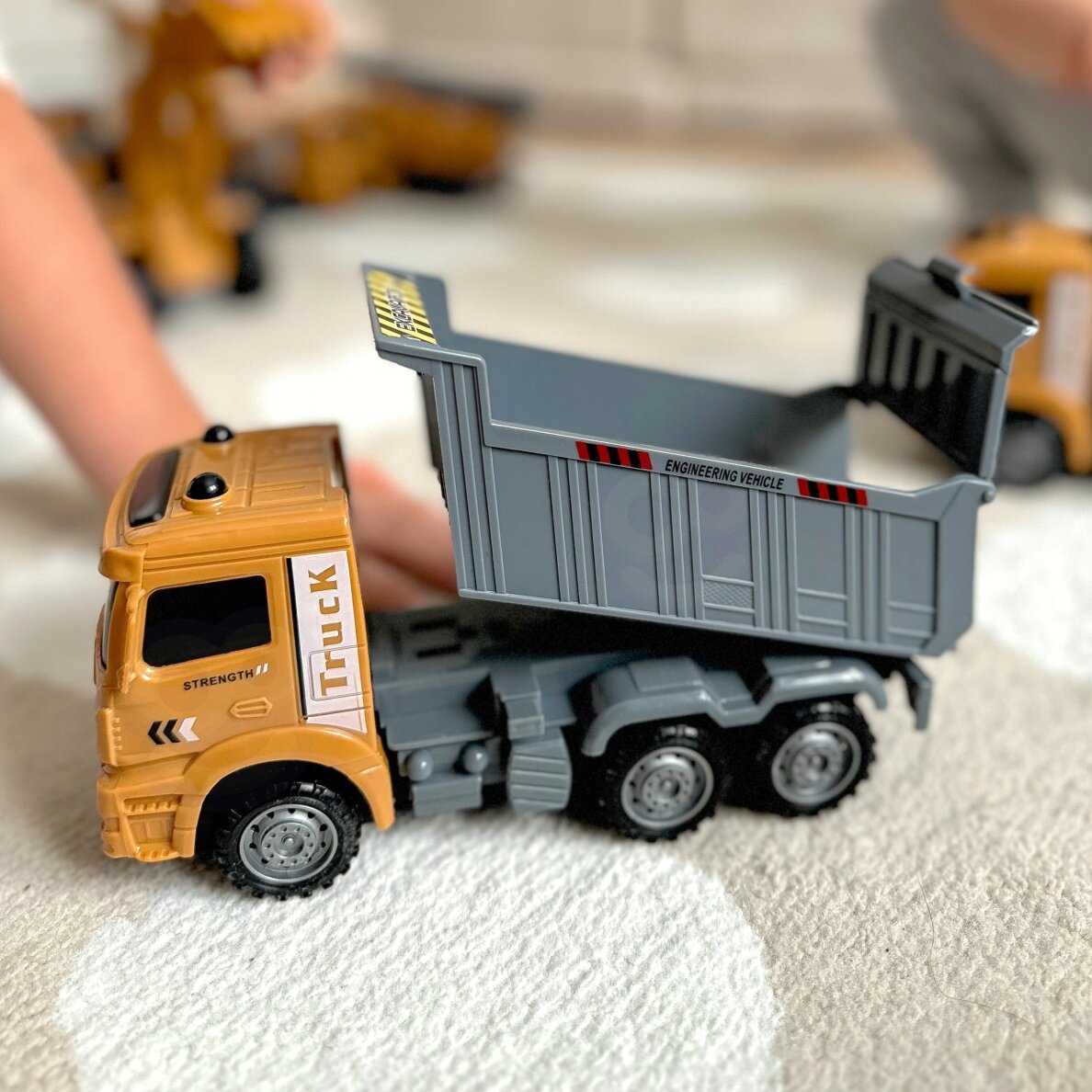 WOOPIE Didelis statybinių transporto priemonių rinkinys 6 viename 6 WOOPIE Didelis statybinių transporto priemonių rinkinys 6 viename 6