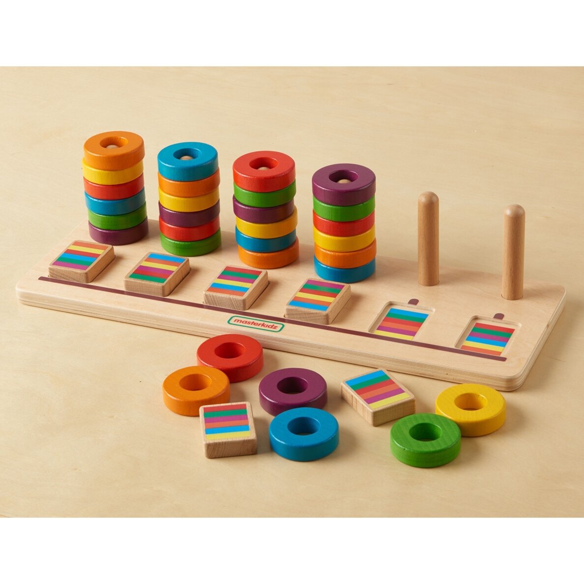 MASTERKIDZ Montessori mokomasis skaičiavimo ir spalvų dėlionės rūšiuotuvas 3 MASTERKIDZ Montessori mokomasis skaičiavimo ir spalvų dėlionės rūšiuotuvas 3