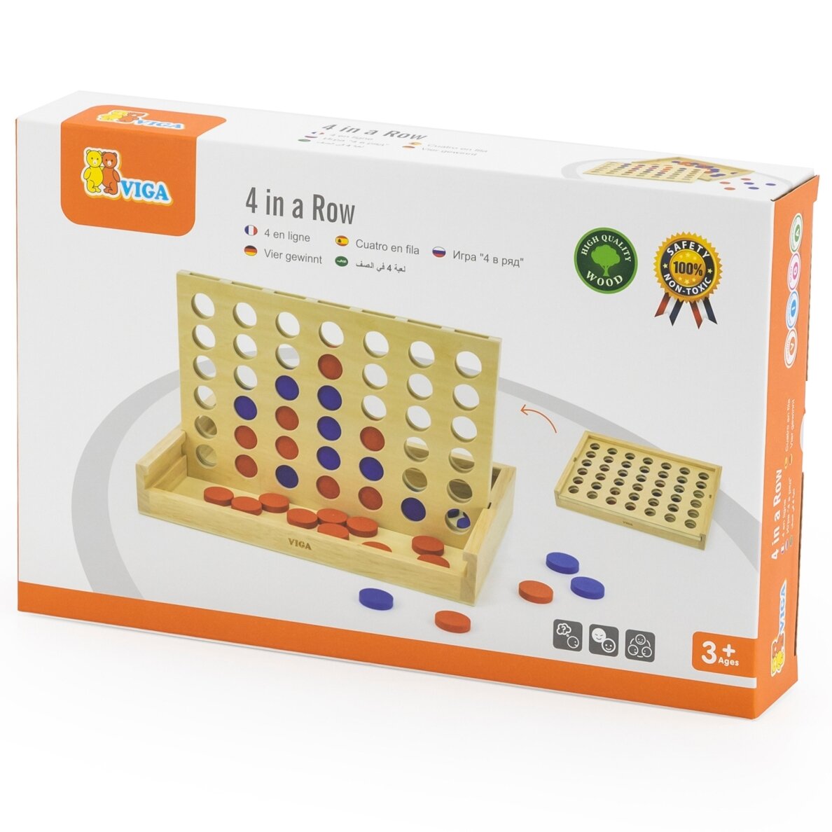 VIGA dėlionės žaidimas 4 vienoje eilėje 6 VIGA dėlionės žaidimas 4 vienoje eilėje 6
