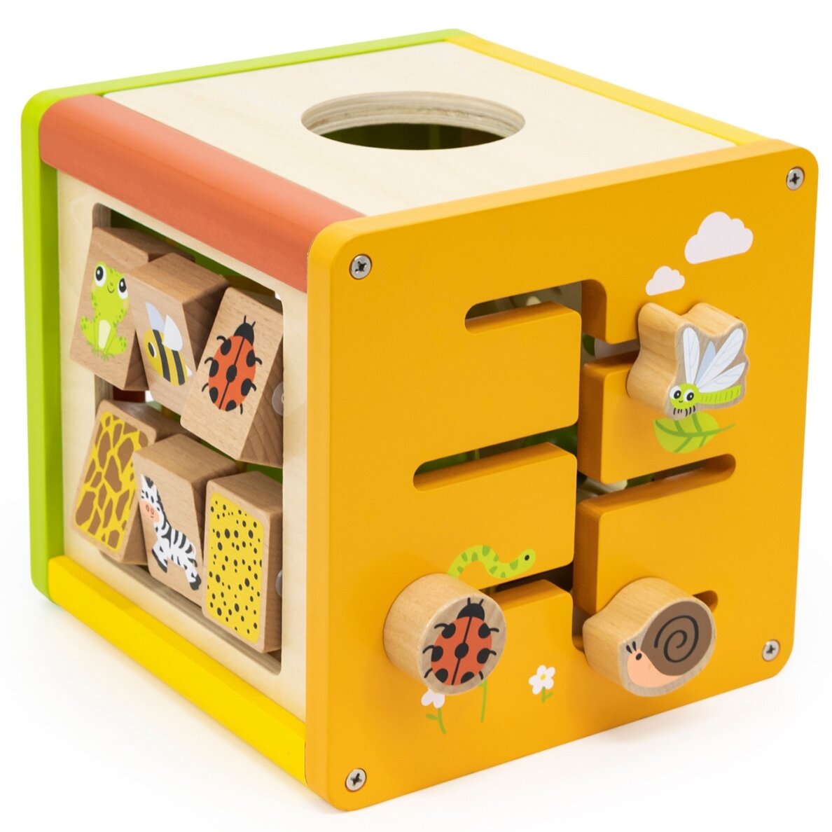 VIGA medinis edukacinis kubas 5-in-1 2