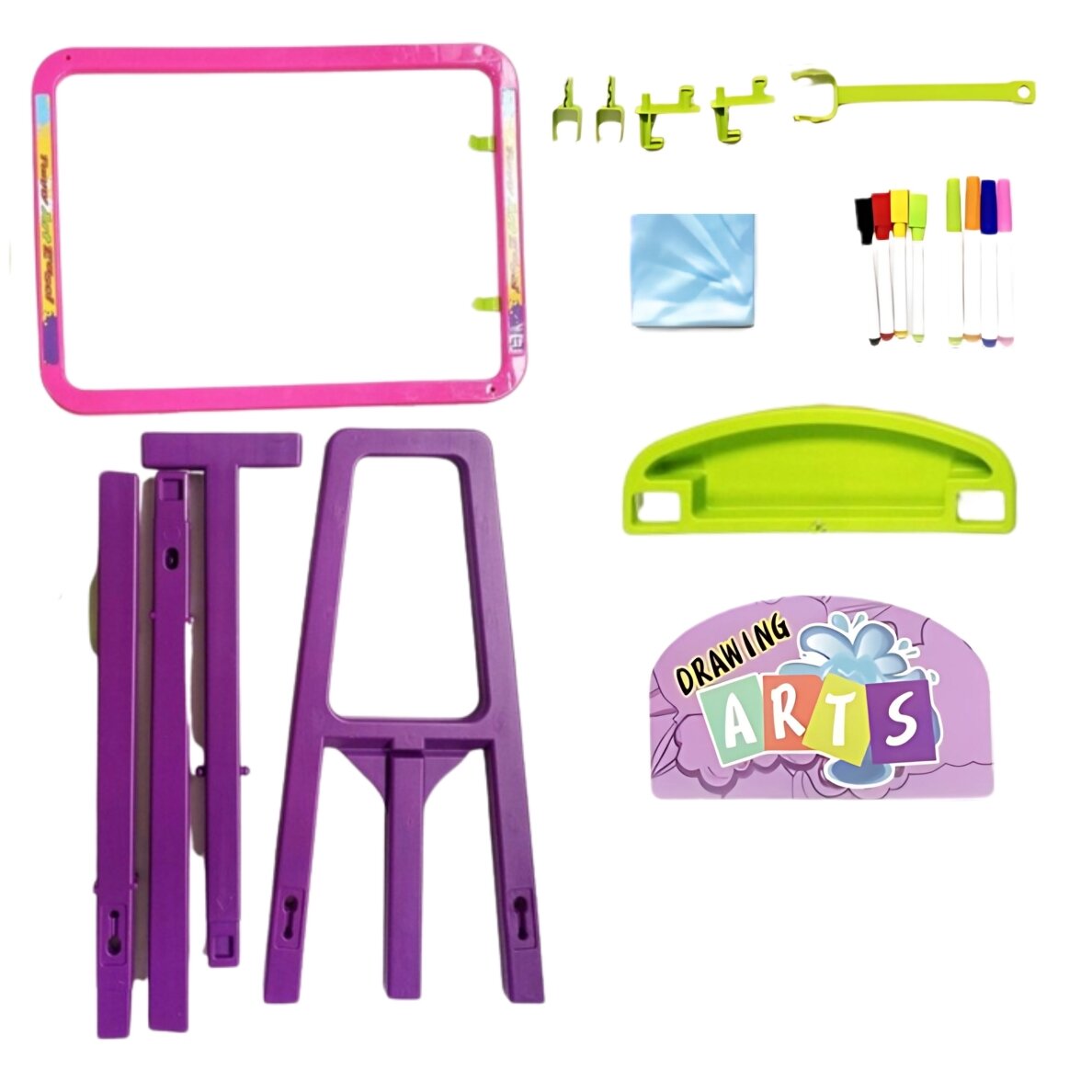 WOOPIE 3-in-1 magnetinė sauso valymo lenta su šviesos piešimu 7