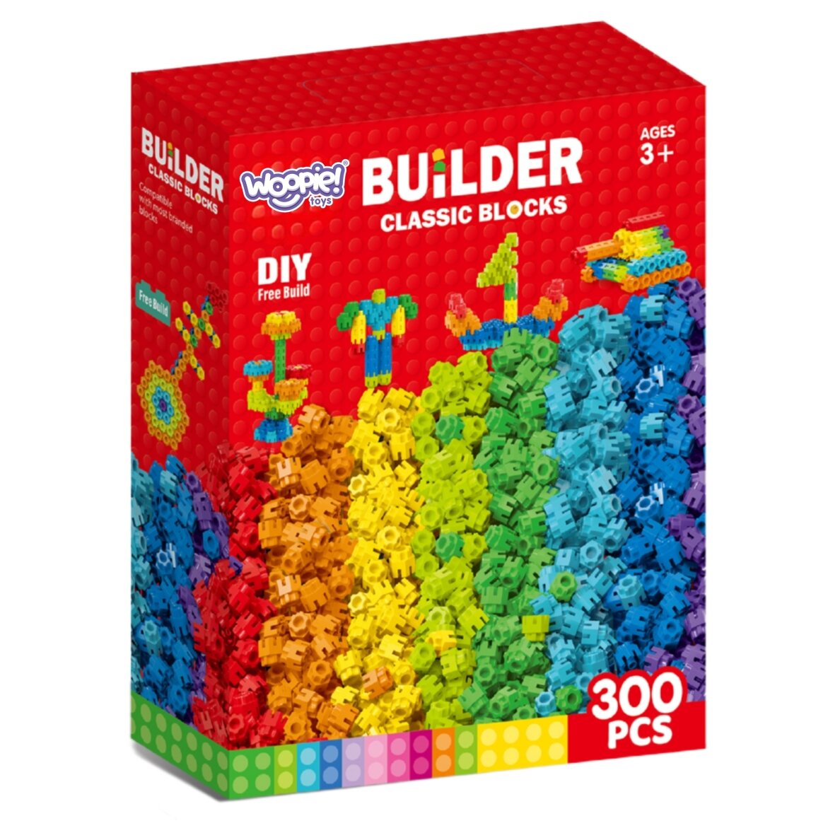 WOOPIE Kūrybinės statybinės kaladėlės 300 vnt. 11 WOOPIE Kūrybinės statybinės kaladėlės 300 vnt. 11