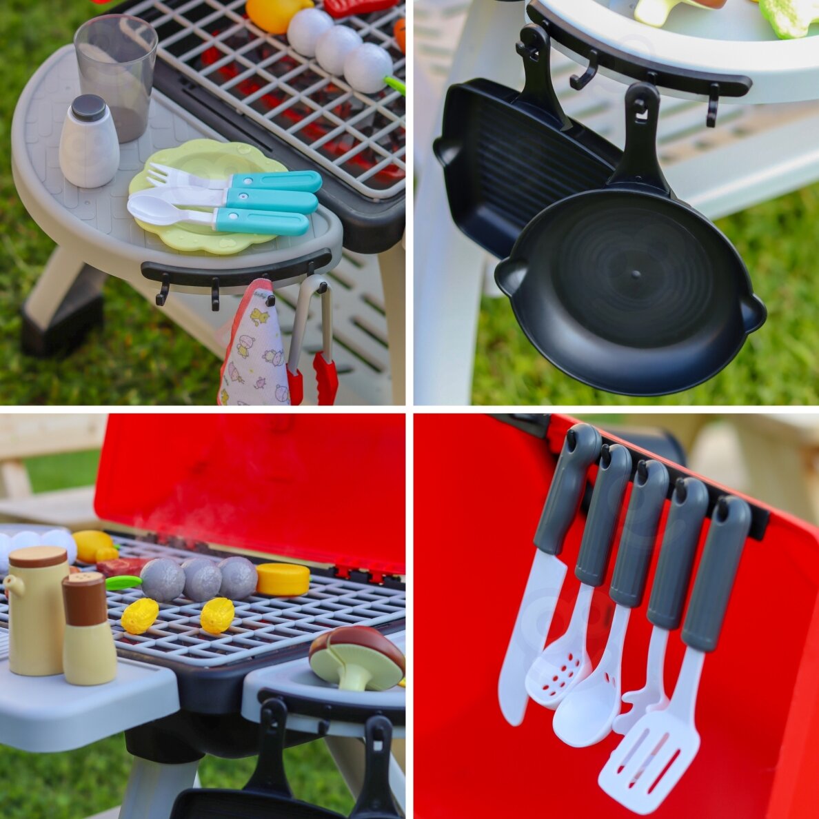 WOOPIE Grilis Barbekiu Sodo Virtuvė Interaktyvus Rinkinys su LED XL 41 vnt. 3