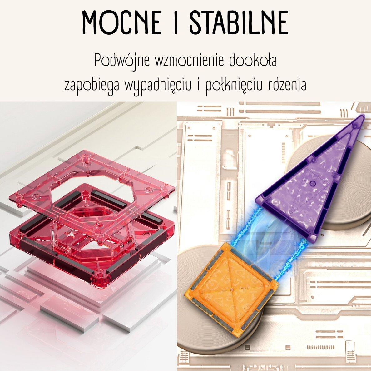 WOOPIE magnetinės konstrukcinės kaladėlės 3D edukacinis rinkinys Pilis, transporto priemonės 110 vnt. 9 WOOPIE magnetinės konstrukcinės kaladėlės 3D edukacinis rinkinys Pilis, transporto priemonės 110 vnt. 9