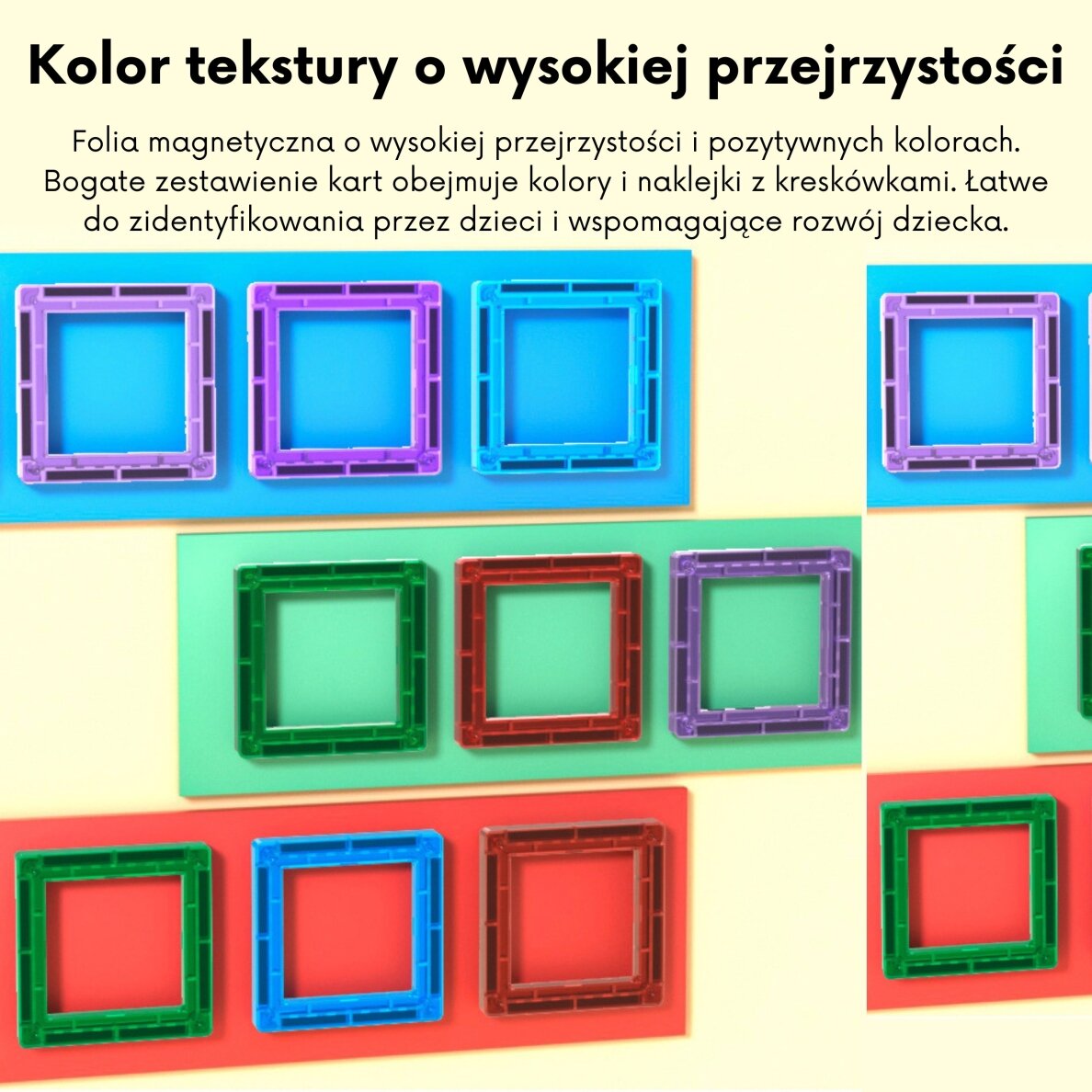 WOOPIE 3D magnetiniai blokai skaičių mokymuisi 70 vnt. 6