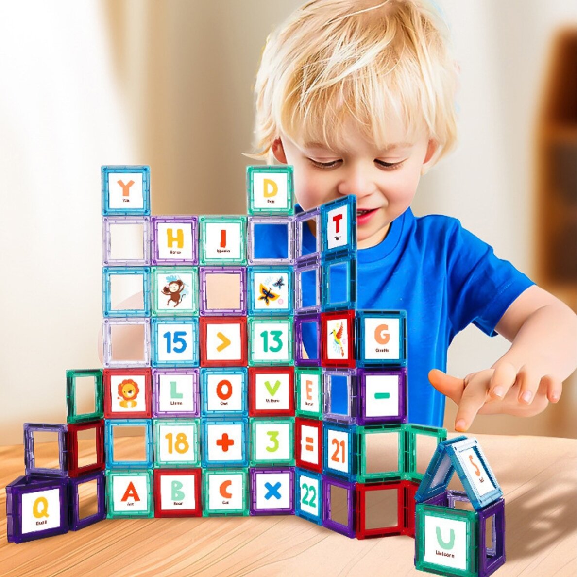WOOPIE 3D magnetiniai blokai skaičių mokymuisi 70 vnt. 8 WOOPIE 3D magnetiniai blokai skaičių mokymuisi 70 vnt. 8