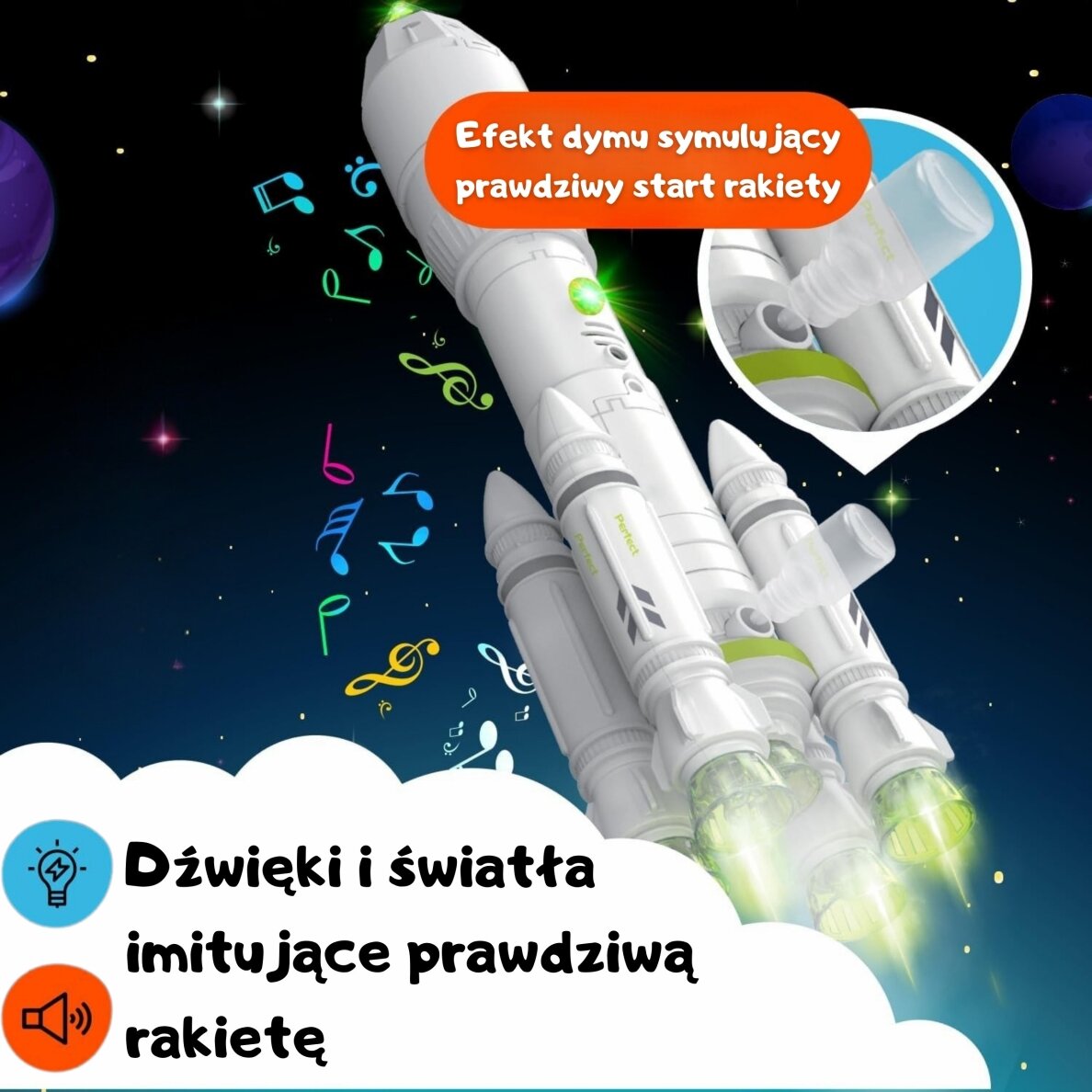 WOOPIE Interaktyvus kosminės raketos kosmoso rinkinys 7 WOOPIE Interaktyvus kosminės raketos kosmoso rinkinys 7