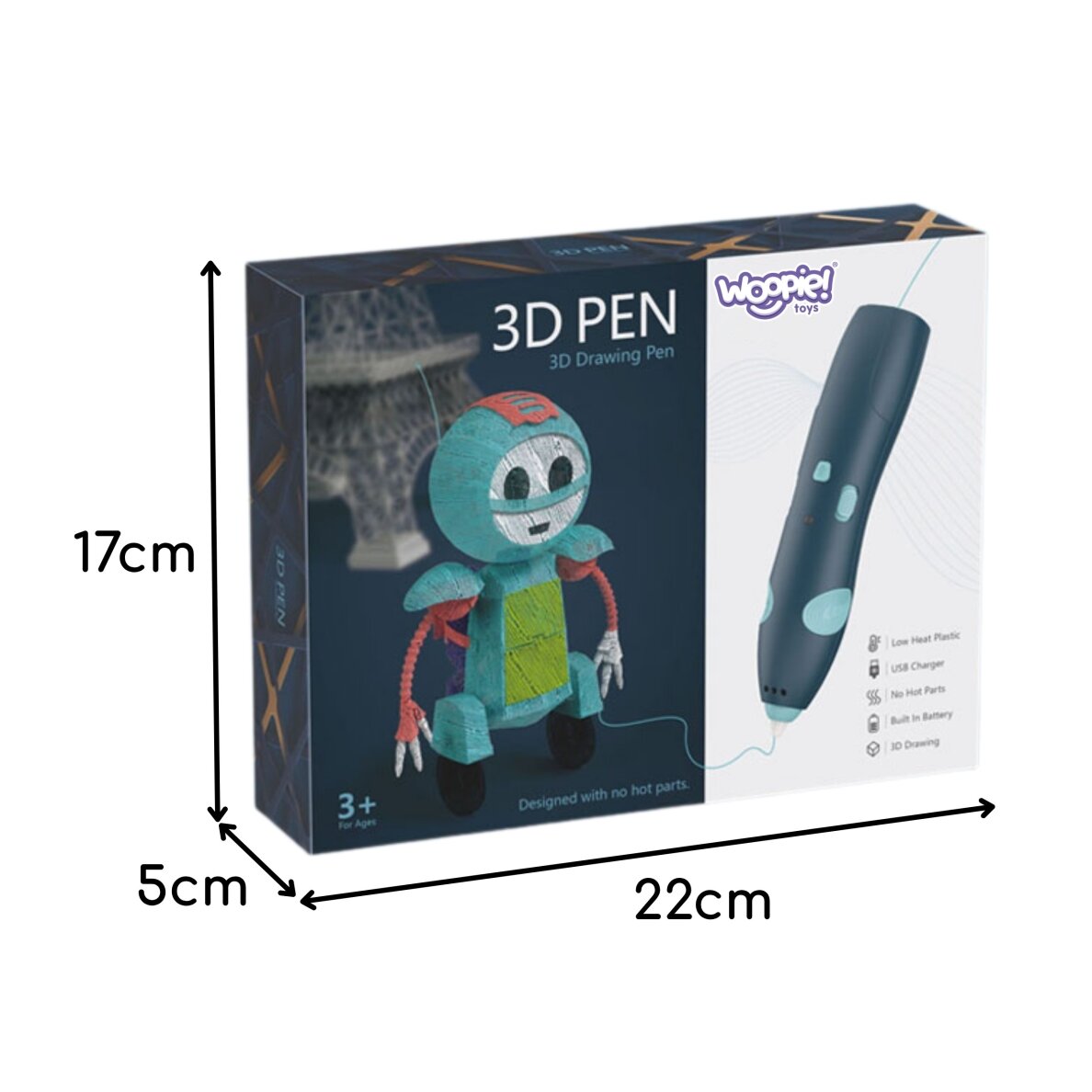 WOOPIE 3D spausdintuvo rašiklis – saugios USB kasetės 11 WOOPIE 3D spausdintuvo rašiklis – saugios USB kasetės 11