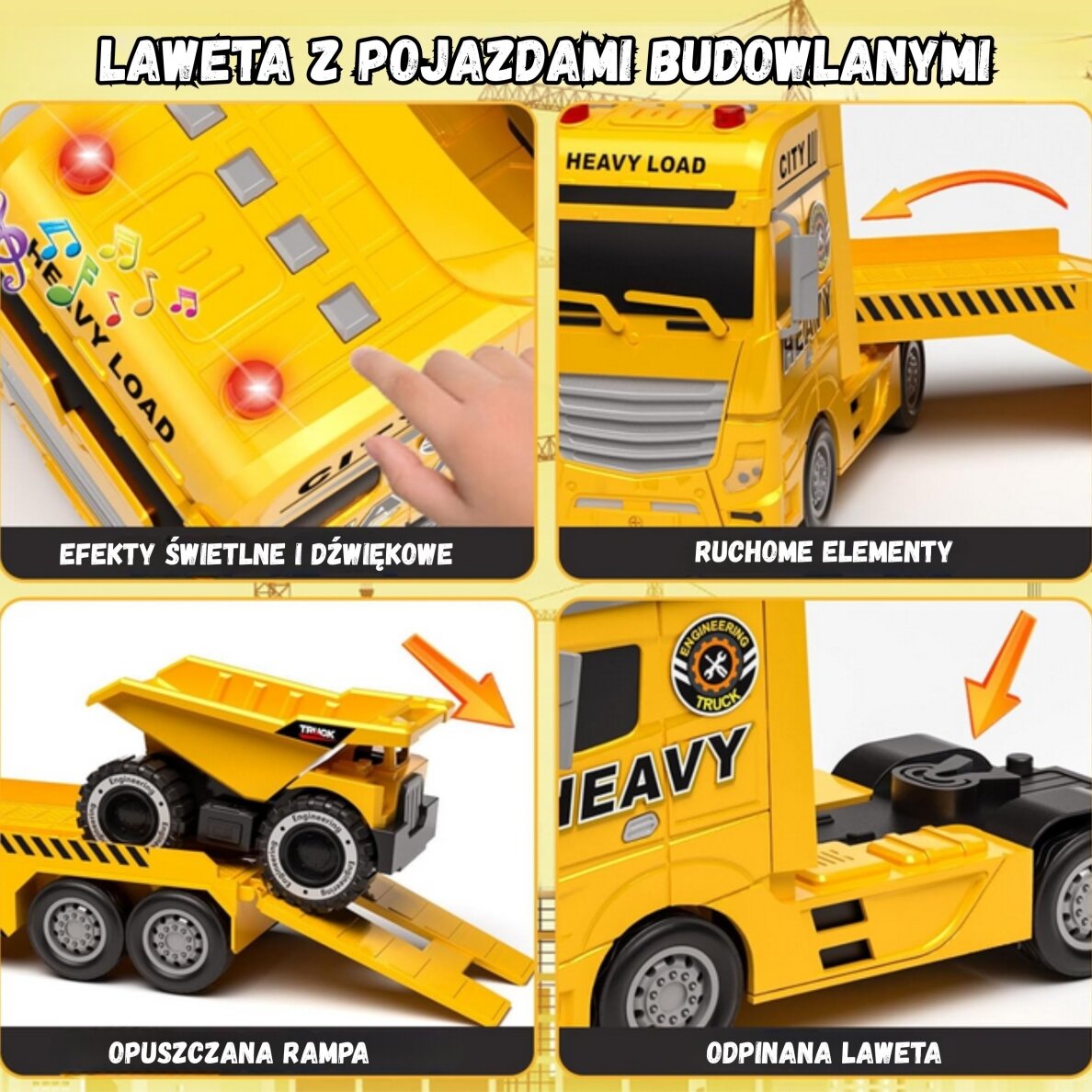 WOOPIE statybinis transporto vilkikas 6