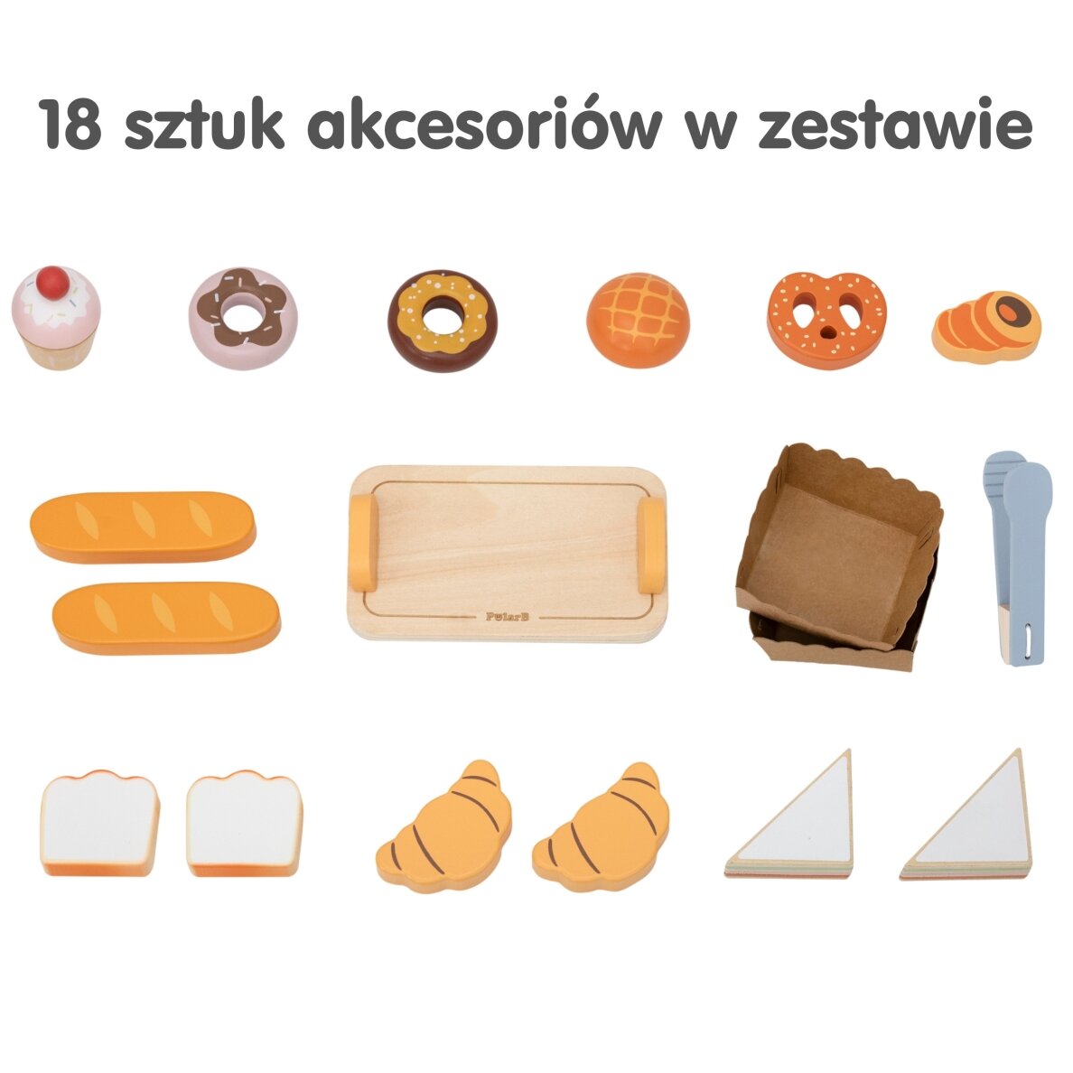 VIGA medinė mini kepyklėlė su kepinių stendu 16 vnt. 8 VIGA medinė mini kepyklėlė su kepinių stendu 16 vnt. 8