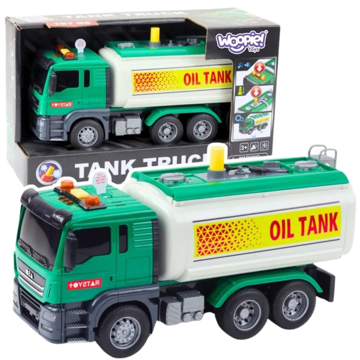 WOOPIE vandens cisternos sunkvežimis su garsu ir šviesa 1:14 6