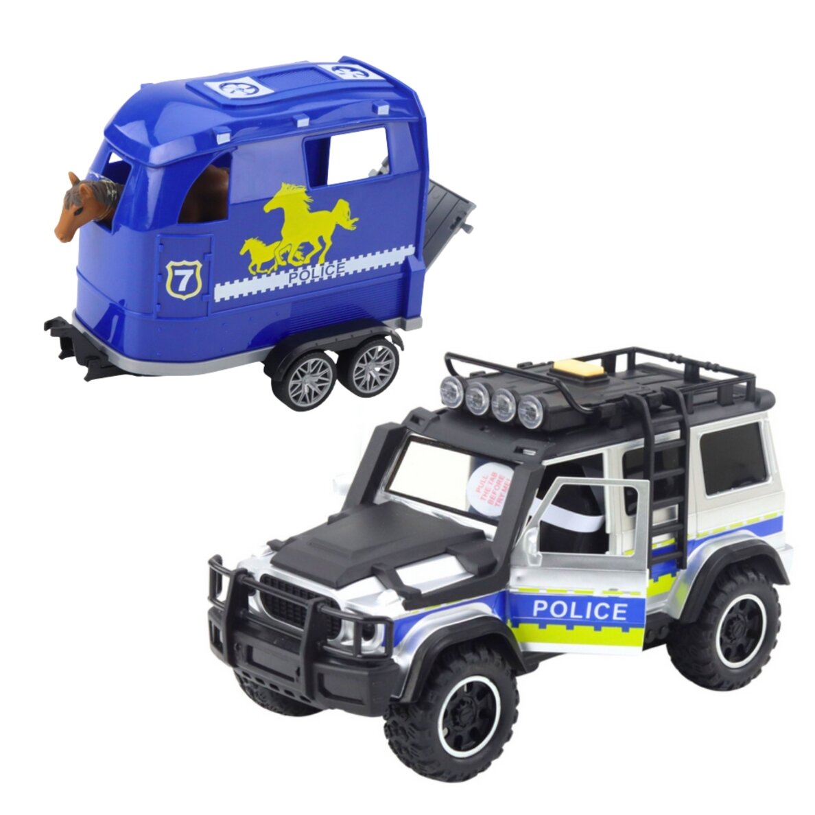 WOOPIE policijos visureigis su arklio priekabos rinkiniu 4