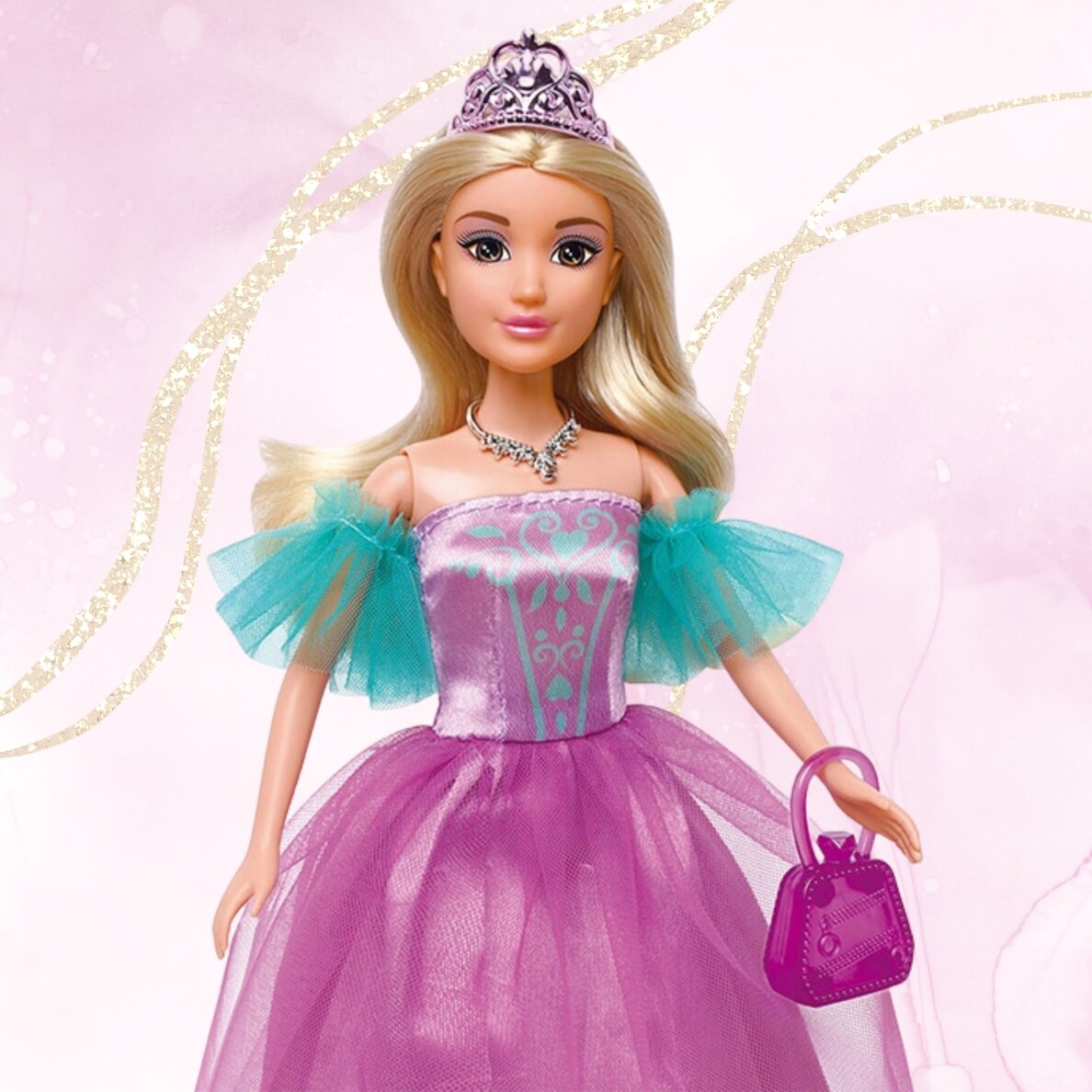 WOOPIE ROYAL princesės Lily lėlė ir stebuklingos karietos aksesuarai 1
