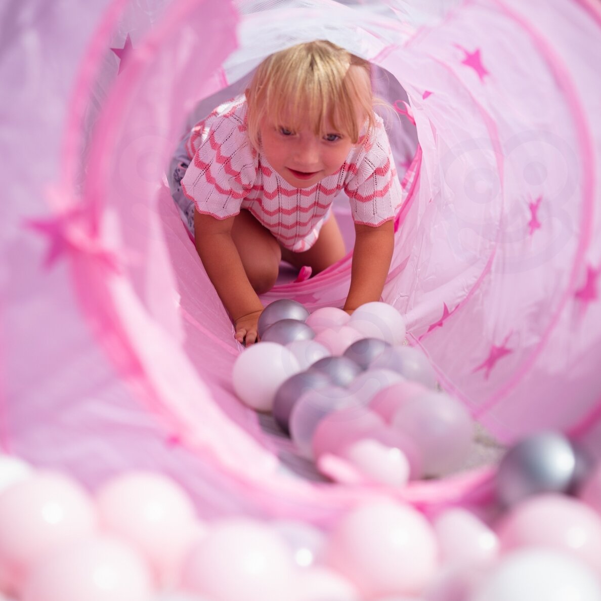 WOOPIE 3-in-1 Palapinė Princesės Rūmai XXL Namas Tunelis Sausas Baseinas 1 WOOPIE 3-in-1 Palapinė Princesės Rūmai XXL Namas Tunelis Sausas Baseinas 1