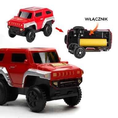 WOOPIE elektrinis traukinio ir lenktynių trasos rinkinys 2in1 su viaduku ir automobiliu XXL 192 vnt. 10 WOOPIE elektrinis traukinio ir lenktynių trasos rinkinys 2in1 su viaduku ir automobiliu XXL 192 vnt. 10