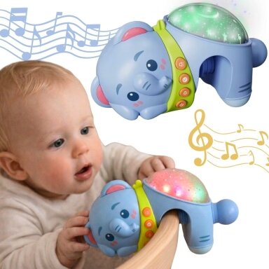 WOOPIE BABY žvaigždžių projektorius – drambliukas naktinė lemputė vaikams