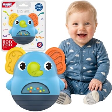WOOPIE BABY Kūdikių barškutis Drambliukas sensorinis interaktyvus 6 mėn.+