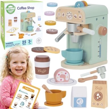WOOPIE GREEN Medinis kavos aparatas Konditerija Barista 25 vnt. WOOPIE GREEN Medinis kavos aparatas Konditerija Barista 25 vnt.