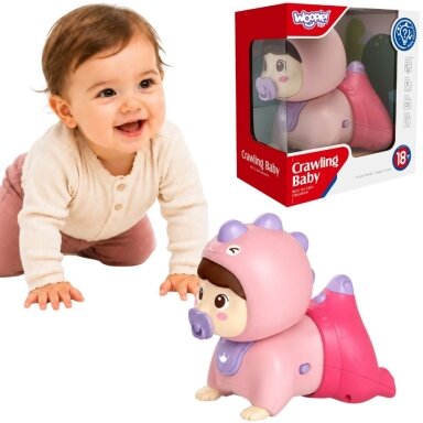 WOOPIE BABY Šliaužiojantis kūdikio žaislas su šviesomis ir melodijomis