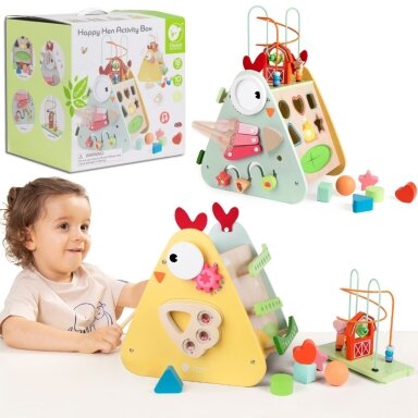 CLASSIC WORLD Montessori kubas 10 in 1 Happy Farm XXL