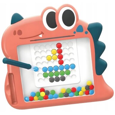 WOOPIE magnetinė lenta vaikams Montessori MagPad Dinozauras