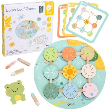 CLASSIC WORLD Lotoso lapo sensorinis žaidimas – derinkite formas ir spalvas