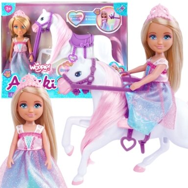 WOOPIE ROYAL Princesės lėlės su arkliu rinkinys