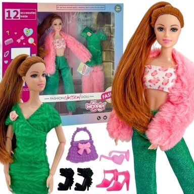 WOOPIE ROYAL Lėlė Emi 30 cm - 12 paslėptų staigmenų + drabužiai ir aksesuarai