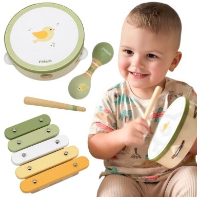 VIGA PolarB muzikos instrumentų rinkinys žalias
