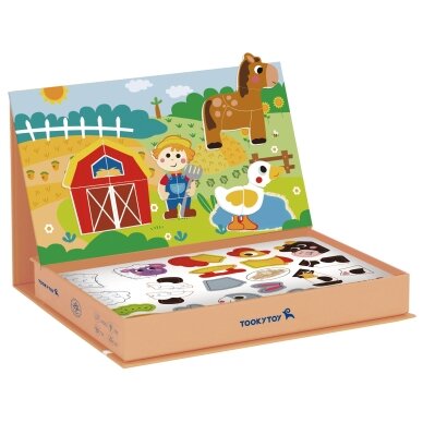 TOOKY TOY magnetinė dėlionė Ūkio dėlionė 6 TOOKY TOY magnetinė dėlionė Ūkio dėlionė 6