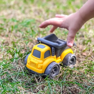 WOOPIE 3-in-1 rinkinys statybinės transporto priemonės šiukšliavežis betono maišyklė savivartis 3 WOOPIE 3-in-1 rinkinys statybinės transporto priemonės šiukšliavežis betono maišyklė savivartis 3