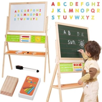 VIGA didelė edukacinė lenta 2 viename 1 VIGA didelė edukacinė lenta 2 viename 1