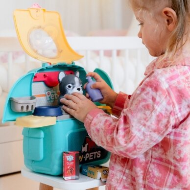 WOOPIE Nešiojamas šunų grožio salonas 2 in 1 kuprinėje-nešyklėje 1 WOOPIE Nešiojamas šunų grožio salonas 2 in 1 kuprinėje-nešyklėje 1