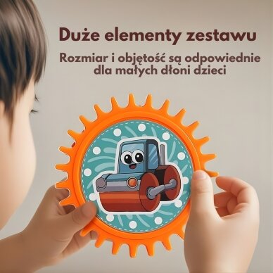 WOOPIE Interaktyvūs konstravimo blokeliai su krumpliaračiais 18 vnt. 6 WOOPIE Interaktyvūs konstravimo blokeliai su krumpliaračiais 18 vnt. 6