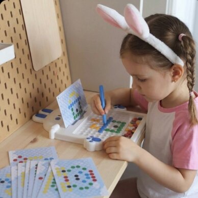 WOOPIE Magnetinė lenta vaikams Montessori MagPad Triušis 1