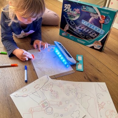 WOOPIE stebuklinga 3D LED piešimo lenta 2 WOOPIE stebuklinga 3D LED piešimo lenta 2