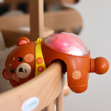 WOOPIE BABY žvaigždžių projektorius – naktinė lemputė vaikams Meškiukas 5 WOOPIE BABY žvaigždžių projektorius – naktinė lemputė vaikams Meškiukas 5
