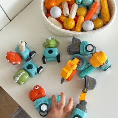 WOOPIE magnetiniai konstravimo blokeliai Dinozaurai 84 vnt. 4
