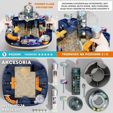 WOOPIE Space Maze 3D arkadinis žaidimas – konsolė 4