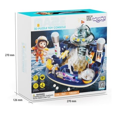 WOOPIE Space Maze 3D arkadinis žaidimas – konsolė 6 WOOPIE Space Maze 3D arkadinis žaidimas – konsolė 6