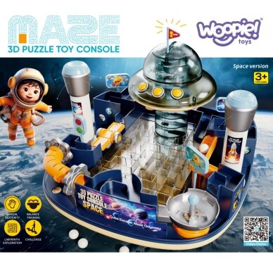 WOOPIE Space Maze 3D arkadinis žaidimas – konsolė 7