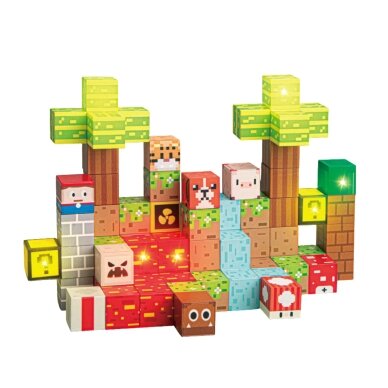 WOOPIE Magnetinės statybinės kaladėlės Forest 75 vnt. 4