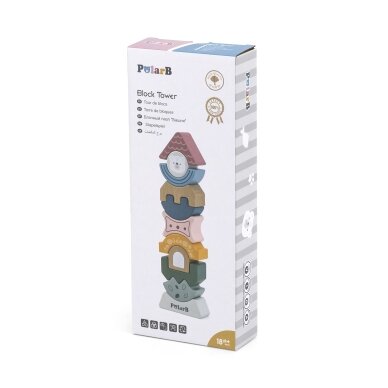VIGA PolarB medinė balansavimo bokšto dėlionė 11