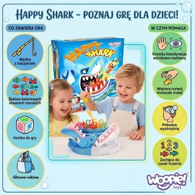 WOOPIE Arkadinis žaidimas ŽVEJYBA Alkanas ryklys KANDŽIOJA DIY 2