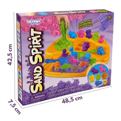WOOPIE kinetinio smėlio rinkinys, gyvūnų formelės, 3+ 7
