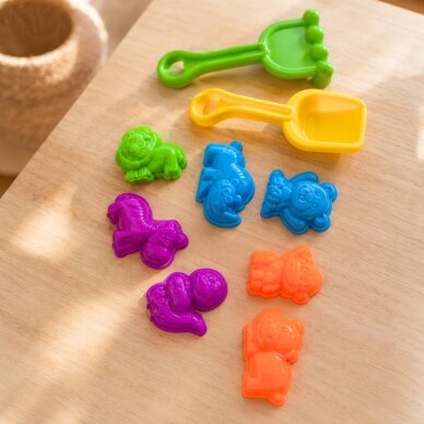 WOOPIE kinetinio smėlio rinkinys, gyvūnų formelės, 3+ 3