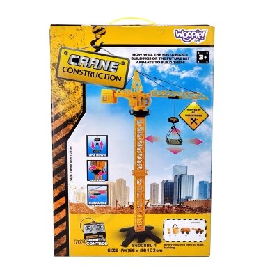 WOOPIE nuotoliniu būdu valdomas kranas 103cm R/C sunkvežimis ekskavatorius + 4 priedai 7 WOOPIE nuotoliniu būdu valdomas kranas 103cm R/C sunkvežimis ekskavatorius + 4 priedai 7